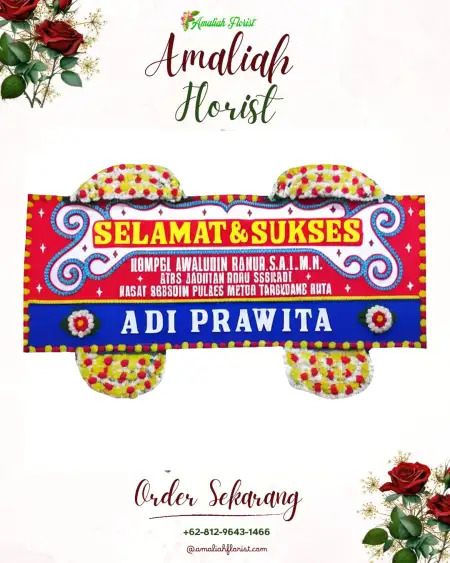 Papan Bunga Ucapan Selamat Gempolkerep